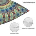thumbnail image 3 of Pofeuu Round Mandala1 Print Double-sided plush pillowcase Square Throw Pillow Covers Pillows Cover for Living Room Bedroom Sofa Couch Cushion Cover（No pillow core）-18"x18", 3 of 7