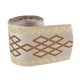 thumbnail image 2 of 5m Ribete de Jacquard Dorado Cinta d¡e Borde Ancho Banda de Tejido Correa de Los 6cm Zulema Cinta de ajuste Jacquard, 2 of 6