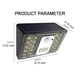 thumbnail image 5 of Injueey Jardín Solar Powered Fence Light Escaleras Step Patio Wall Deck Lamp Seguridad Exterior Iluminación con control remoto Iluminación y accesorios, 5 of 6