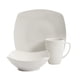 thumbnail image 2 of Gibson Home Amelia Court Juego De Vajilla De Porcelana Resistente A Los Arañazos Y A Los Arañazos, Servicio Para 4 (12 Piezas), Color Blanco (Cuadrado Suave), 2 of 5