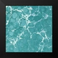 thumbnail image 2 of Green, Nancy 15x15 Black Modern Framed Museum Art Print Titled - Turquoise Marble VI, 2 of 5