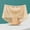 Beige, variant on Dgankt Panties for Women Solid Color Underwear High Waisted Lace Tight and Breathable Underwear Panties,Size L-2XL