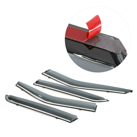 Sun Rain Guard, Window Visor 4PCS For Cars For Automobile