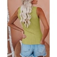 thumbnail image 3 of Sherrylily Women Sleeveless Halter Sweater Tank Tops Sexy Rib Knit Fall Vest Camis, 3 of 4