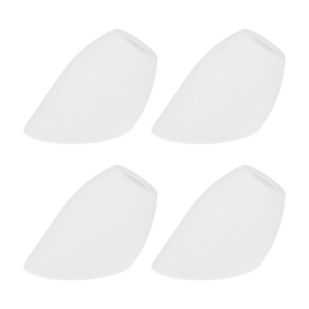 ColoMX 4 Uds pantalla de plástico cubierta de lámpara de cabeza inclinada accesorio de lámpara de sombra de lámpara de mesa