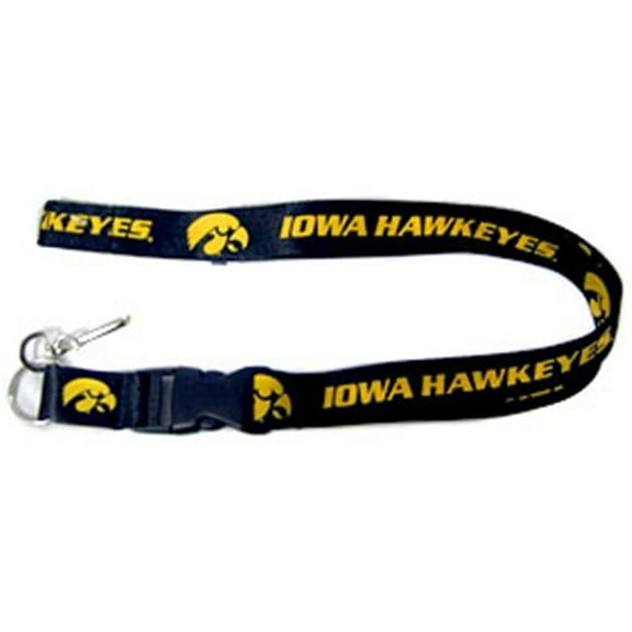 Iowa Hawkeyes Lanyard Breakaway with Key Ring Style