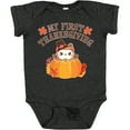 thumbnail image 3 of Inktastic My 1st Thanksgiving Cute Owl in Pumpkin Boys or Girls Baby Bodysuit, 3 of 5
