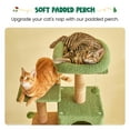 thumbnail image 6 of MWPO 63.8" Multi-Level Cat Tree with Condo and Scratching Post Tower, Green, 6 of 9