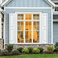 thumbnail image 4 of Barara King Window Shutters with Premium Board and Batten, Plantation Shutters with Squared Design and Easy Mount for Farmhouse, Home Office, Living Room, Bedroom, White(14"*59"), 4 of 8