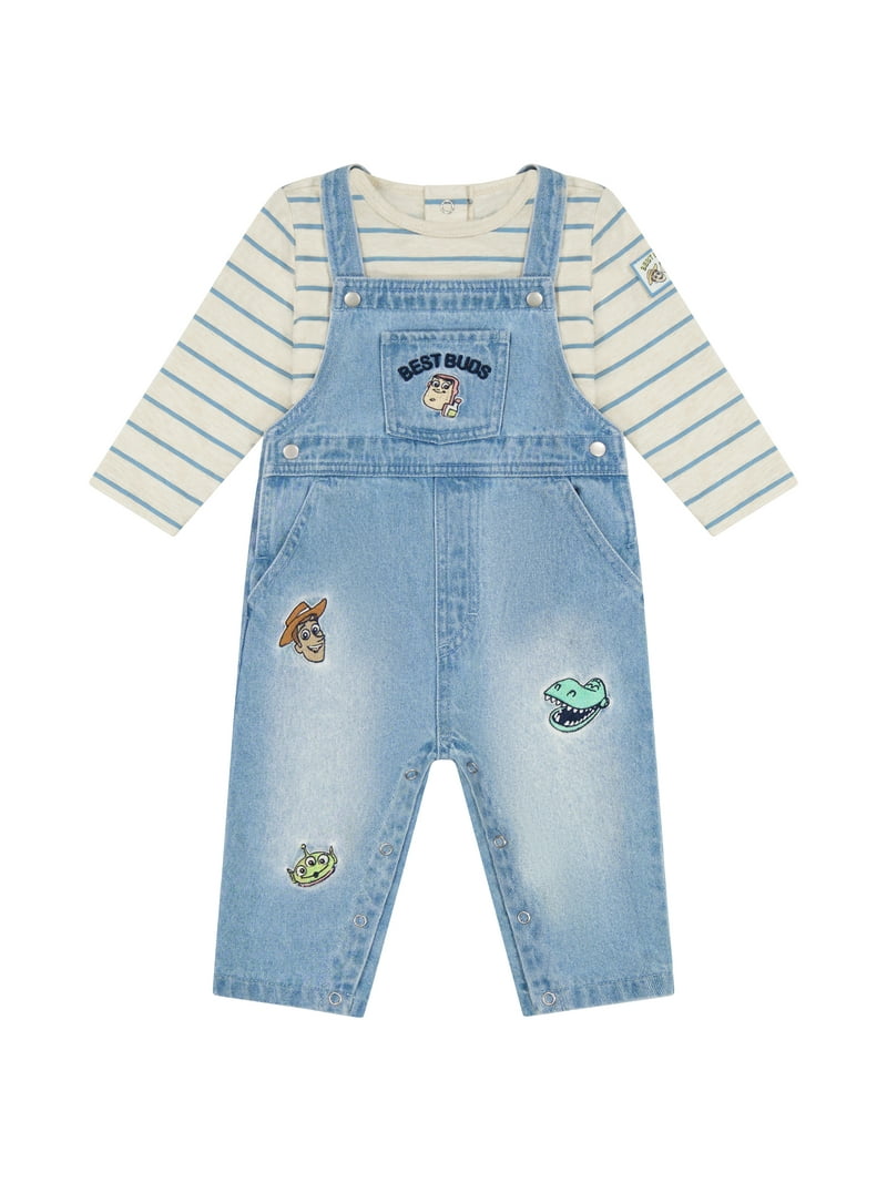 Toy Story Baby Boy Piece Overall Set, Sizes 0-24 Months