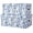 2pcs Blue and White, variant on Set of 2 Rustic Wood Grain Storage Boxes with Lids Stackable Rectangular Organizer Bins 14 Inch 13 Inch Decorative Containers Bedroom Living Room Gift Packaging Supplies