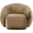thumbnail image 5 of Meridian Furniture Emery Beige Velvet Chair, 5 of 9