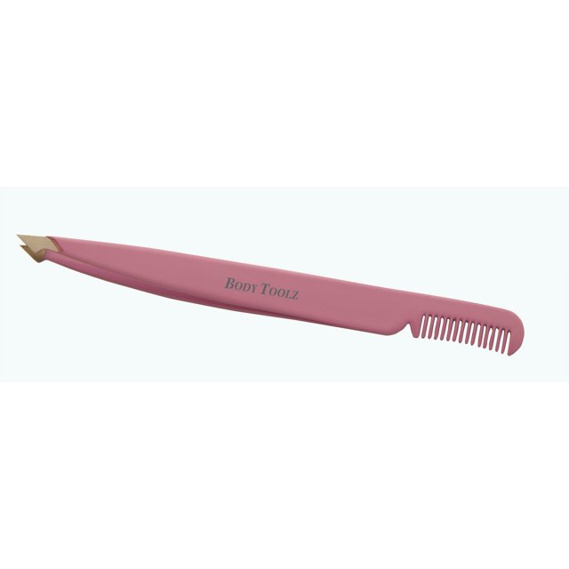 Body Toolz Slant / Point Tweezer & Eyebrow Comb Shape Brows and More