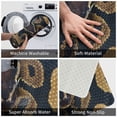 thumbnail image 3 of Gukieu Ball Phyton Snake Print Dust-proof Floor Mats, Water-absorbent and Non-slip Flannel Door Mats 16x24in, Home Decoration Suitable for Kitchen, Bathroom, Garage, 3 of 7