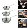 thumbnail image 2 of NANMELX Space Saving Small Stainless Steel Skillets For Butter Melting Miniature Saucepan with Spout Ergonomic Handle Cookware, 2 of 16