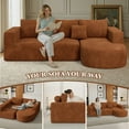 thumbnail image 3 of Daluvenix 104” Modular Sectional Sofa Cloud Sectional Couch with Deep Seat Modern Modular L-Shape Sofa Couch with Chaise Upholstered Couches for Living Room Bedroom, 3 of 9