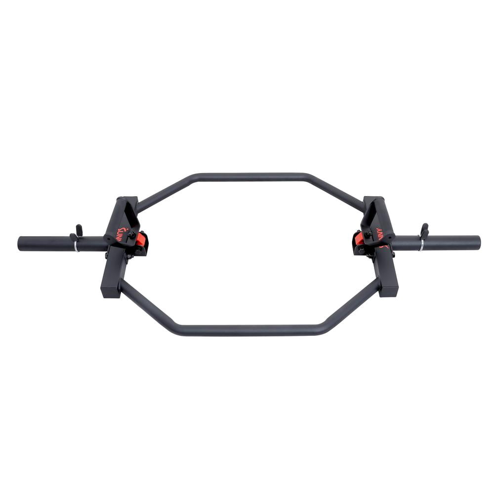 Sunny Health & Fitness Olympic Barbell Hex Weight Trap Bar with Free SunnyFit® App OB-TRAP