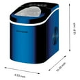 Frigidaire 26lb. Portable Countertop Ice maker, Blue, EFIC108