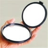 Floxite Elegant Compact Mirror, 10x Magnification 3 1/2" - Cobalt Blue