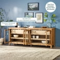 thumbnail image 3 of Harlow EZ Assembly™ Modern Sideboard with Drawers, English Oak, 3 of 13