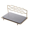 thumbnail image 4 of Soporte de acero inoxidable Macarena para cepillos de dientes y pasta dental Gris, 4 of 8