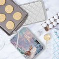 thumbnail image 5 of 2 Pack Pot Holders for Kitchen Heat Resistant Hot Pads Sets for Cooking Baking Santa Claus in Sleigh, 5 of 7