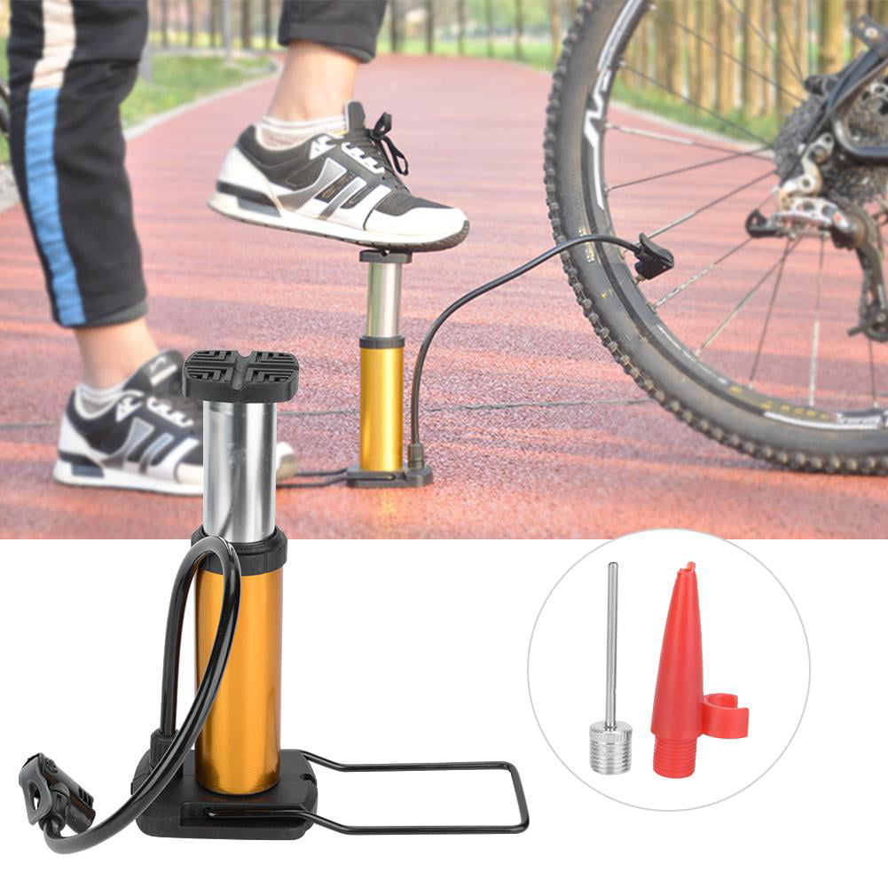 Bicycle Bike Foot Pump Mini High Pressure Floor Inflator Tire Air Pump Durable
