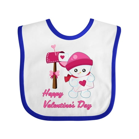 

Inktastic Happy Valentine s Day Gift Baby Boy or Baby Girl Bib