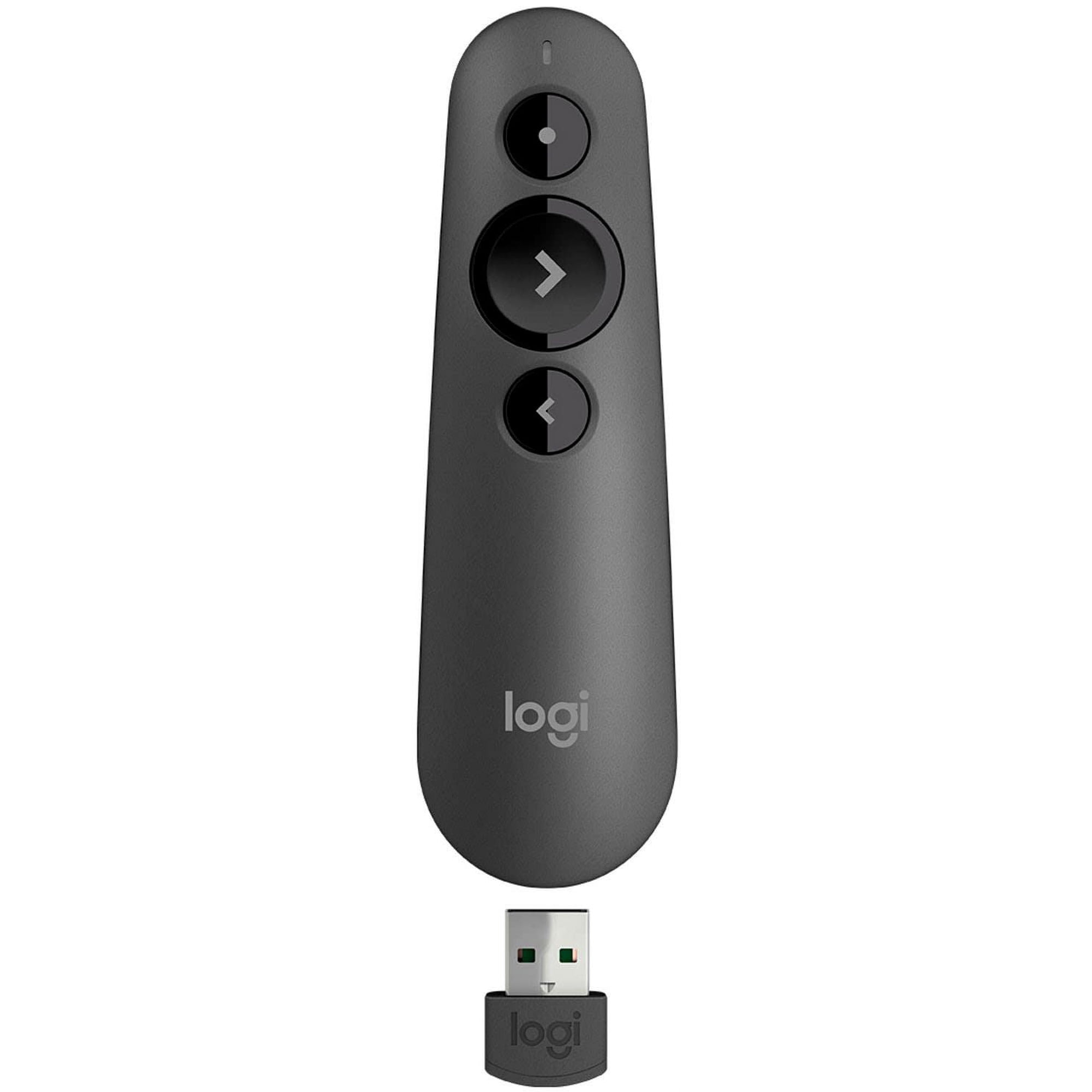 Logitech - R500s Presenter Bluetooth and USB Remote Control - Graphite
