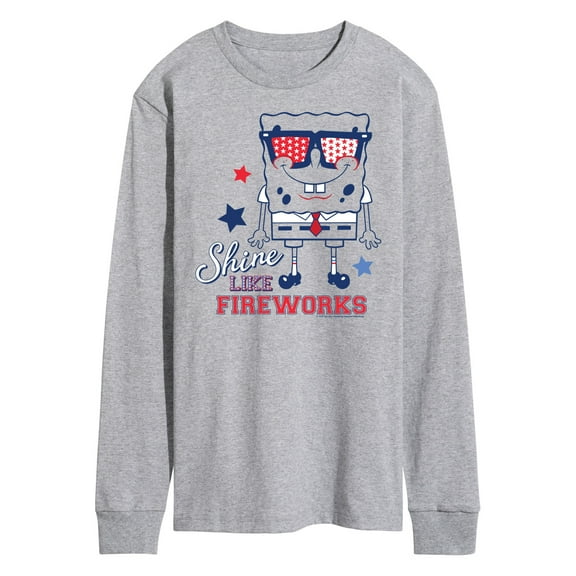 SpongeBob SquarePants - Shine Like Fireworks - Men's Long Sleeve T-Shirt