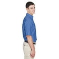 thumbnail image 3 of Men's Classic Wrinkle-Resistant Short-Sleeve Oxford - FRENCH BLUE - 6XL, 3 of 3