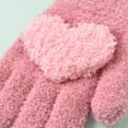 thumbnail image 4 of QBABYOO Toddler Gloves Knitted Wool Gloves Children Full Fingers Stretchy Warm Mittens for Boys Girls, 4 of 8