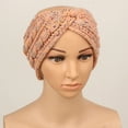 thumbnail image 2 of Bandanas for Women Women's Casual Solid Color Splice Crochet Knitted Hollow Headband Head Scarf for Women Multicolor One Size, 2 of 4