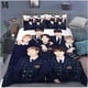 thumbnail image 3 of Juego De Ropa De Cama 3 En 1 De Dibujos Animados BTS YT3 Funda De Edredón Almohada Dormitorio Cómodo Traje De Casa Lavable TY3, 3 of 4