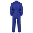 thumbnail image 7 of Doomiva Unisex Men Long Sleeve Mechanic Uniform Workshop Auto Workwear Work Jumpsuit Coverall Royal Blue S, 7 of 7