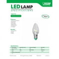 thumbnail image 4 of Feit Electric BPC7-G-LEDG2-2 0.1W E12 C7 LED Non-Dimmable Night Light Bulbs, Green - 2 Count, 4 of 4