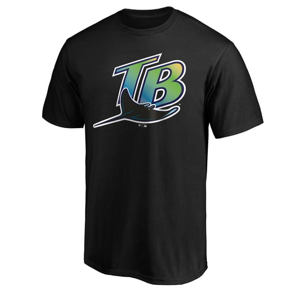 Men's Black Tampa Bay Rays Cooperstown Collection Wahconah T-Shirt