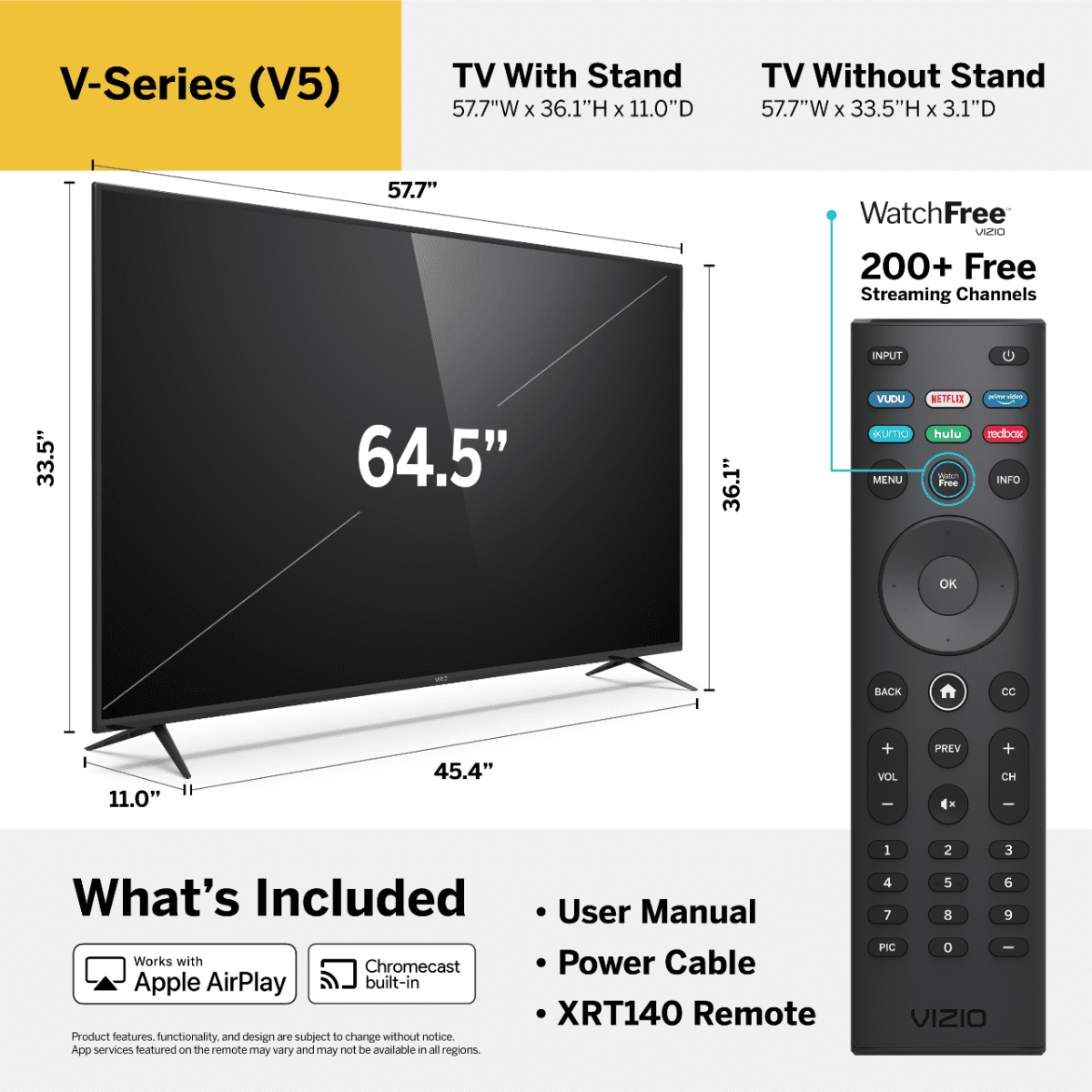 Vizio 65 Class 4k Uhd Led Smartcast Smart Tv Hdr V Series V655 H Walmart Com Walmart Com