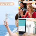thumbnail image 5 of Mini Ventilator USB Handheld Rechargeable Battery Foldable Portable Ventilator Small Quiet 2 Adjustable Speeds for Outdoor and Home Use, 5 of 5