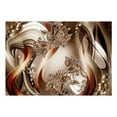 thumbnail image 3 of Tiptophomedecor Glam Wallpaper Wall Mural - Brown Symphony, 3 of 4