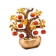 thumbnail image 5 of Estatua de árbol del dinero, obra de arte, figura de árbol del dinero para gabinete, dormitorio, restaurante Dorado, 5 of 9