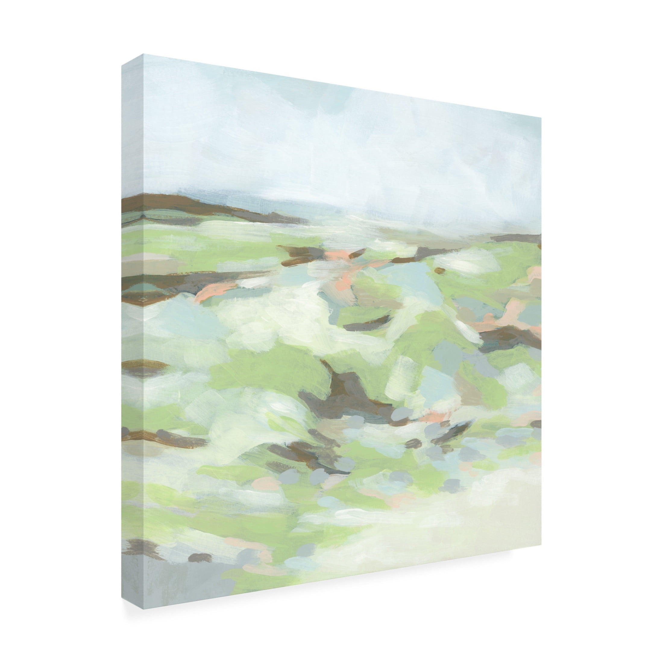 Trademark Fine Art June Erica Vess  Green Valley Slope I Canvas Wall Art