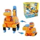 thumbnail image 5 of Figuras de acción de dinosaurios transformables para niños, juguetes de dinosaurios transformables REX/PING/VIKI/TOMO, de Min Gogo Dino ABS, para coche o avión, regalo, novedad, 5 of 5