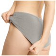 thumbnail image 3 of PEASKJP Panties for Women Women's Cotton Panties Pack, Comfortsort Underwear,Light Gray M, 3 of 4