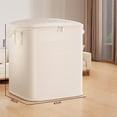 thumbnail image 2 of zhangmingg Extra Large Capacity Home Storage Organizer with Lid Double Zipper and Reinforced Handle for Clothes Blankets Quilts, 2 of 2