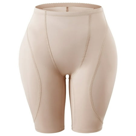 Shapewear Shorts Fort Women Shapewear Butt Lifting Panties Shapewear Shorts Padded Underwear Hip Pads Lightweight Shorts Plus Size Body Shaping Short Pants Womens Drawstring Pants Beige 5XL