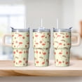 thumbnail image 2 of Flamingo Stainless Steel Coffee Tumbler 20OZ with Handle Insulated Mug Cup Leak Proof Double Wall Vacuum Keeps Drinks Hot Cold Gifts for Women Girls on Birthday Christmas Summer, 2 of 6