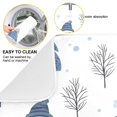 thumbnail image 2 of Yayeee Dish Drying Mat for Kitchen Counter 18"x24" Microfiber Absorbent Pad, Cartoon Snowmen, 2 of 7
