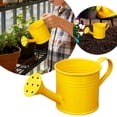thumbnail image 4 of Metal Watering Can For Outdoor Plants, Galvanized Steel Watering Can With Removable Spout, Perfect Home & Garden Décor Yellow 7.5*7*7.2Cm, 4 of 5