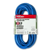 Hyper Tough 50FT Indoor/ Outdoor Extension Cord, 16 AWG, Single Outlet Light-Duty Cold Weather Extension Cord, Blue